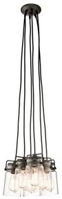 Κρεμαστό Φωτιστικό Οροφής 6xE27 Brinley Elstead Lighting-KL-BRINLEY6-OZ-Μπρονζέ KL-BRINLEY6-OZ