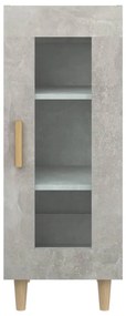 vidaXL Ντουλάπι Γκρι Σκυροδέματος 34,5x34x90 εκ. Επεξεργασμένο Ξύλο