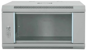 vidaXL Ντουλάπα δικτύου με αποθήκευση Γκρι 60 x 45 x 35 cm Ατσάλι