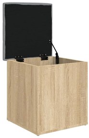 vidaXL Πάγκος Αποθήκευσης Sonoma Δρυς 42x42x45 εκ. από Τεχνητό Ξύλο