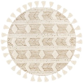 Χαλί Bohist 425 Round Cream-Khaki Me Gusta 160X160 Round