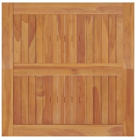 vidaXL Τραπεζαρία Κήπου 85 x 85 x 75 εκ. από Μασίφ Ξύλο Teak