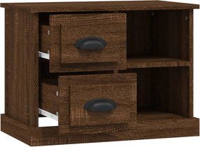 vidaXL Κομοδίνο Καφέ Δρυς 60 x 35,5 x 45 εκ.