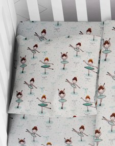 DIMcol ΜΑΞΙΛΑΡΟΘΗΚΗ ΕΜΠΡΙΜΕ ΒΡΕΦ Flannel Cotton 100% 35Χ45 Μπαλαρίνα 166 Green