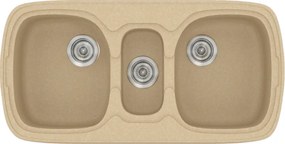 Sanitec Classic 303 (96×51) - Γρανιτένιος νεροχύτης - Granite Cappuccino