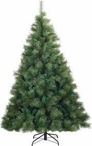 vidaXL Τεχνητό Χριστουγεννιάτικο Δέντρο Πράσινο 180 cm ΠΕ και PVC