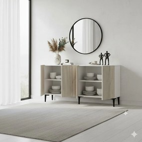 Console Corsa 150 - White, Travertine White
Travertine