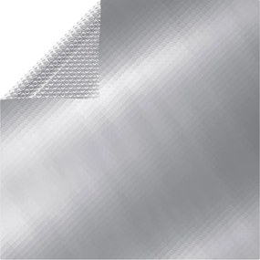 vidaXL Κάλυμμα Πισίνας Ασημί 450 x 220 εκ. από Πολυαιθυλένιο