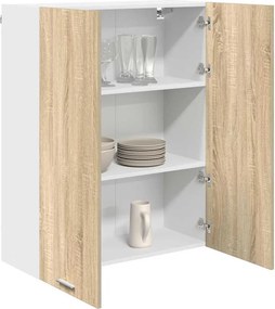 vidaXL Κρεμαστό ντουλάπι με αποθήκευση Δρύς Sonoma 80 x 31 x 100 εκ.