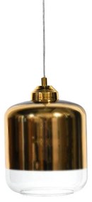 Ceiling Single Light 0030 Fylliana Gold 18x18x110 εκ.