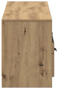 vidaXL Ντουλάπι τηλεόρασης Artisan Oak 150x33,5x45 cm