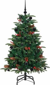 vidaXL Τεχνητό Χριστουγεννιάτικο Δέντρο με 150 LED Πράσινο 150 cm