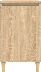 vidaXL Κομοδίνα 2 τεμ. Sonoma Δρυς 40x35x70 εκ. από Επεξεργασμένο Ξύλο