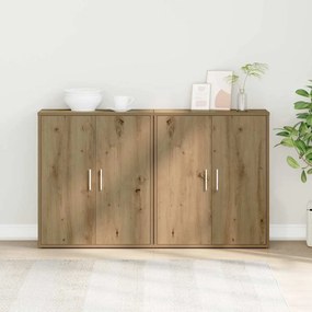 vidaXL Πλαϊνό γραφείο 2 pcs Artisan Oak 60 x 31 x 70 εκ