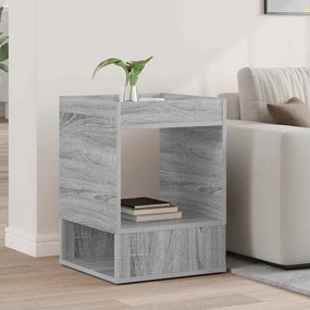 vidaXL End Table Γκρίζο Σονομα 40 x 40 x 56 εκ. Επεξεργασμένο ξύλο