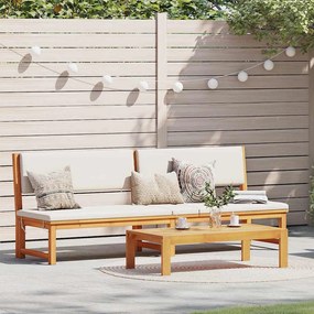 Ξαπλώστρα 1-πρόσωπο Καφέ 200 x 57 x 75εκ Μασίφ ξύλο ακακίας