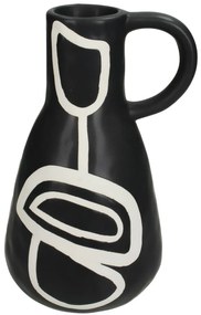 Βάζο ArteLibre Μαύρο Δολομίτης 13.7x12.2x22cm-05153557