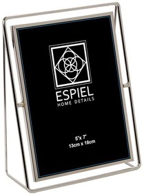 Κορνίζα Μεταλλική Ασημί 16x1,5x21εκ. ESPIEL FAM301