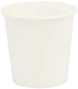 Χάρτινα κύπελλα καφέ 1000 τεμάχια 4oz 100ml Λευκό - Λευκό