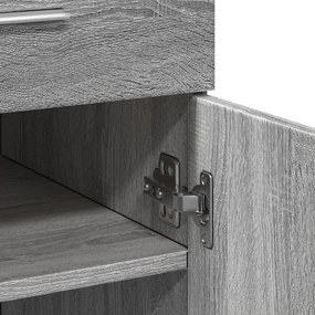 vidaXL Ντουλάπι Γκρι Sonoma 80x42,5x93 εκ. από Επεξεργασμένο Ξύλο