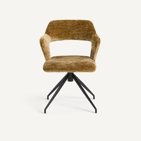 Περιστρεφόμενη καρέκλα τραπεζαρίας από βελούδο, Asyar