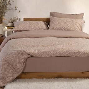 Παπλωματοθήκη Orion (Σετ 3τμχ) Beige Nef-Nef Homeware Υπέρδιπλo 240x230cm 100% Βαμβάκι