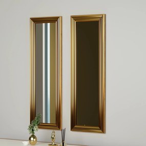 Σετ Καθρεπτών (2 Τεμαχίων) Χρυσό CLOOL 30x3x90