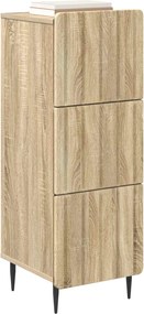 vidaXL Ντουλάπι με Συρτάρια 33 x 34,5 x 92 εκ. Επεξεργασμένο Ξύλο