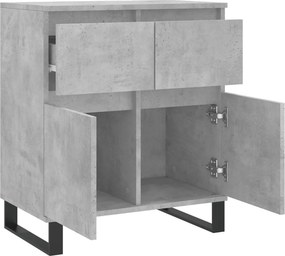 vidaXL Ντουλάπι Γκρι Σκυροδέματος 60x35x70 εκ. Επεξεργασμένο Ξύλο