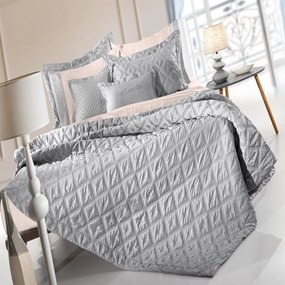 Κουβερλί Fiera (Σετ 3τμχ) Silver Guy Laroche Υπέρδιπλο 240x250cm Microsatin