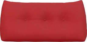 vidaXL Μαξιλάρι Πλάτης Κόκκινο 100 x 24 x 50 εκ ύφασμα