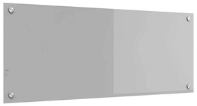 vidaXL Πλακάκι Κουζίνας Ανοιχτό Γκρι 100x40x0,6 εκ. Σκληρυμένο Γυαλί