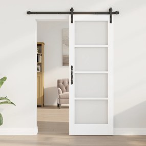 vidaXL Συρόμενη Πόρτα με Σετ Αντικειμένων 'ORKDAL' Λευκό 73.5x198.5 εκ.