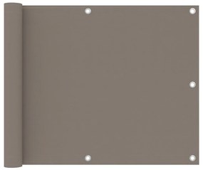 Διαχωριστικό Βεράντας Taupe 75 x 600 εκ. Ύφασμα Oxford