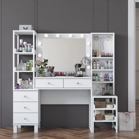 Τουαλέτα Μακιγιάζ Λευκό BUOCROS 145x40x141.8