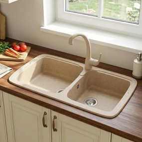 Sanitec Classic 305 (96×51) - Γρανιτένιος νεροχύτης - Granite Rust