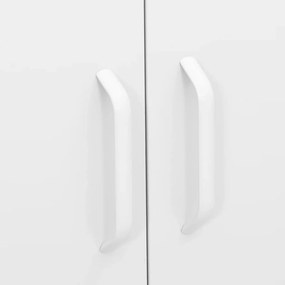 Ντουλάπι Αποθήκευσης Λευκό 80 x 35 x 101,5 εκ. από Ατσάλι - Λευκό