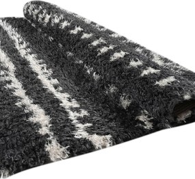 Χαλί (160x230) Polcarpet New Flokati 383 D.Grey/Beige