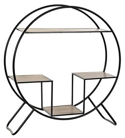 Ράφια DKD Home Decor Μαύρο Ανοιχτό Γκρι Μέταλλο Έλατο 90 x 30 x 100 cm (1)