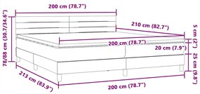 ΚΡΕΒΑΤΙ BOXSPRING ΜΕ ΣΤΡΩΜΑ ΜΑΥΡΟ 200X210 ΕΚ. ΒΕΛΟΥΔΙΝΟ 3316325