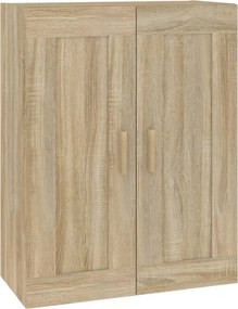 vidaXL Ντουλάπι Τοίχου Sonoma Δρυς 69,5x32,5x90 εκ. Επεξεργασμένο Ξύλο
