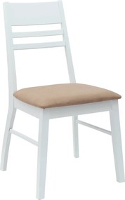 vidaXL Καρέκλες φαγητού 2 pcs Λευκό 43 x 54 x 89 εκ.