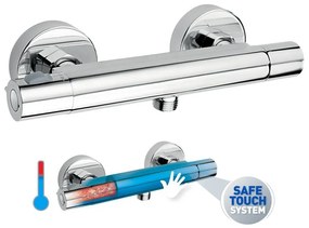Ferro Thermostatic Trinity Θερμοστατική Μπαταρία Ντους Χρωμέ Κεραμικό, Κράμα Oρειχάλκου TRM7
