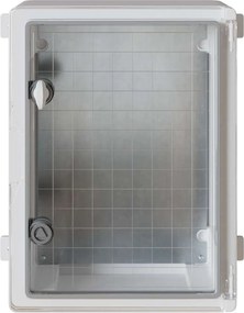 vidaXL Ντουλάπι Ελέγχου Γκρι 37 x 16,5 x 40 εκ ΑΒΣ Πλαστικό