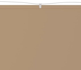 Τέντα Κάθετη Taupe 140 x 800 εκ. από Ύφασμα Oxford - Μπεζ-Γκρι