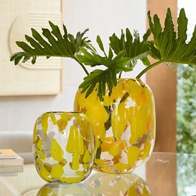 Βάζο από φυσητό γυαλί Υ32 εκ., Seventi