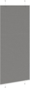 vidaXL Πλισέ περσίδα Ανθρακί 85x200 cm Πλάτος υφάσματος 84,4 cm