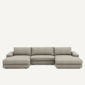 Καναπές 5 θέσεων με ύφασμα τουίντ, Skander