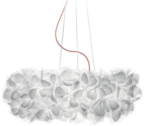 Φωτιστικό Οροφής Clizia 130 Mama Non Mama 130cm E27 15x12W White - Red Wire Slamp PC