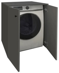 Έπιπλο πλυντηρίου Gray Megapap χρώμα ανθρακί 70x66x90εκ.-GP041-0055,3